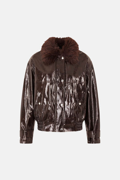 Dames tops jas casual brun - Morgan de Toi