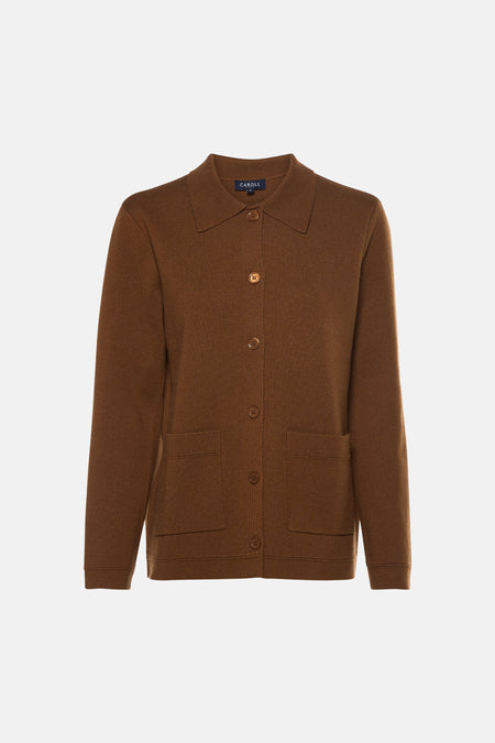 Gilet brun - CAROLL