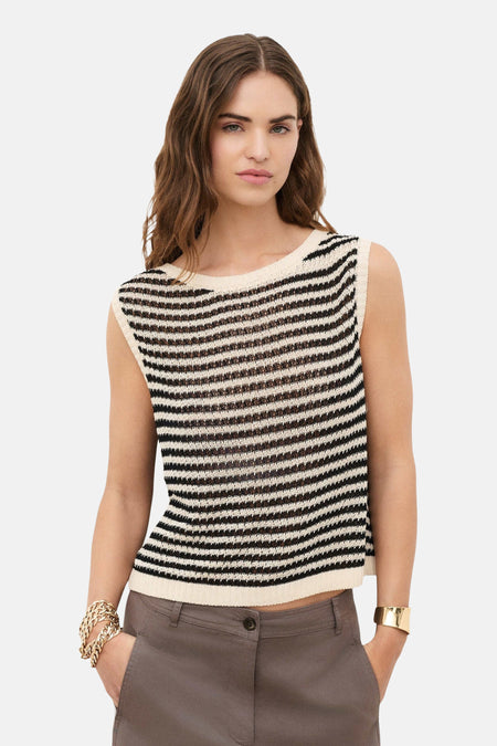 Gilet sans manches - multicolore