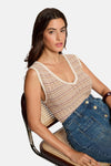 Top sans manches - beige