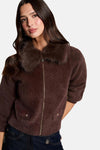 Cardigan brun - Morgan de Toi