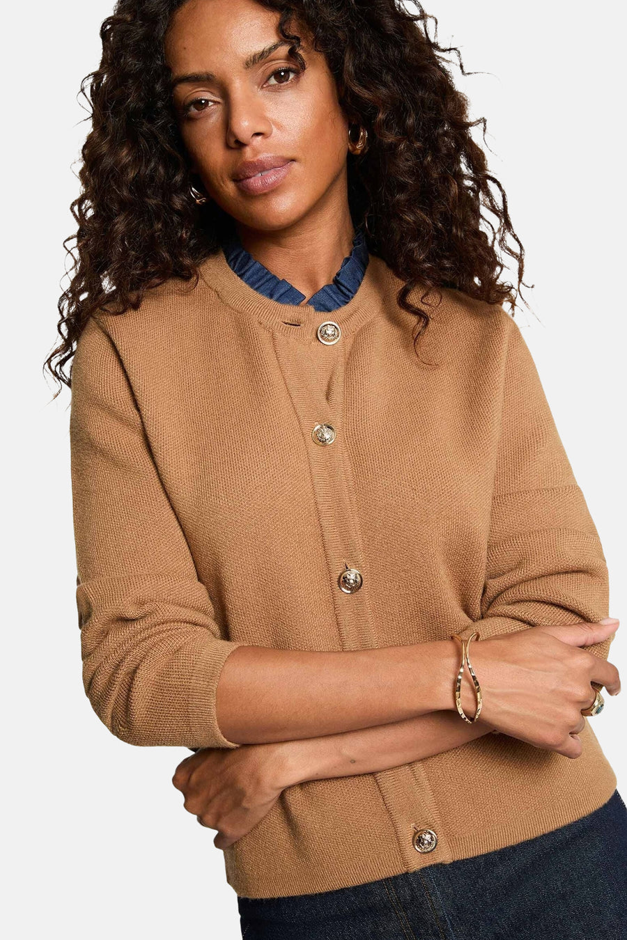 Cardigan cognac - Morgan de Toi