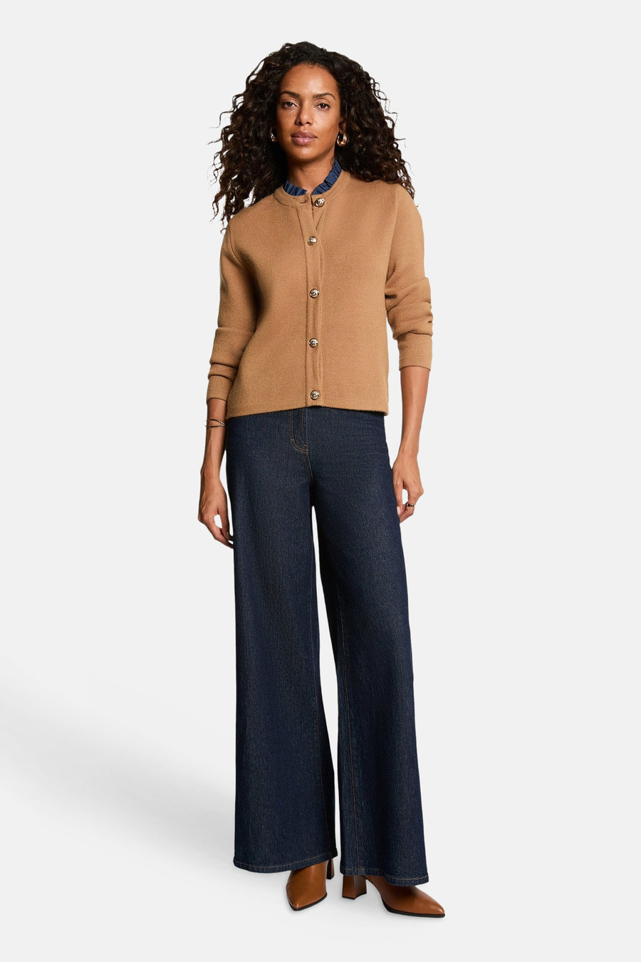 Cardigan cognac - Morgan de Toi