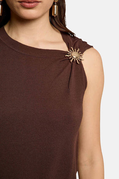Top - brun