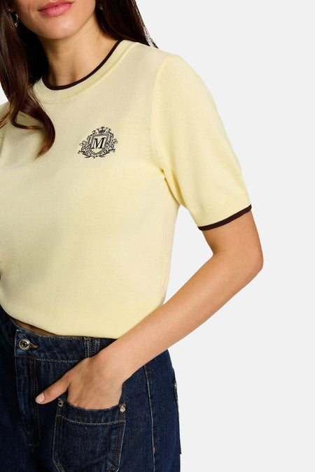 Pull O-hals - geel