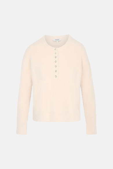 Pull col rond beige - Morgan de Toi