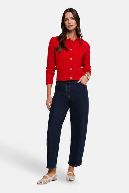 Cardigan - rouge