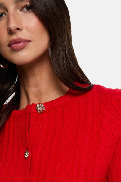 Cardigan rouge - Morgan de Toi