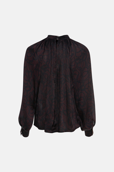 Blouse met lange mouwen - MULTICOLORE
