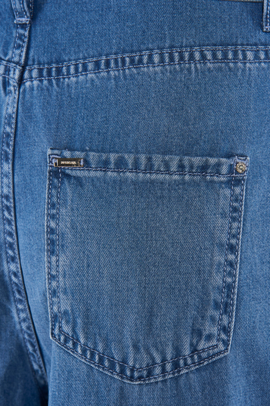 PELIAM - mid blue denim