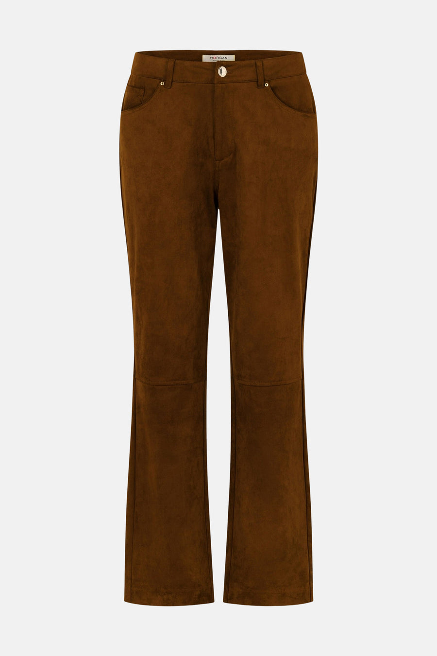 Dames sb seizoensbroek 5pocket cognac - Morgan de Toi