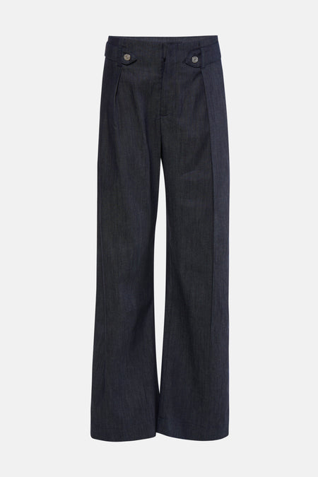 Jeans wide dark blue denim - Morgan de Toi