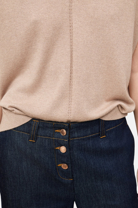Jean large dark blue denim - CAROLL
