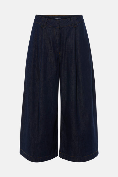 Short - dark blue denim
