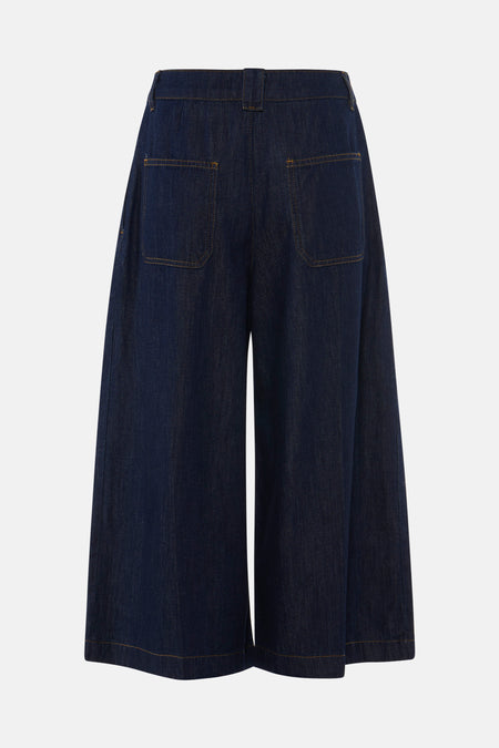 Short - dark blue denim