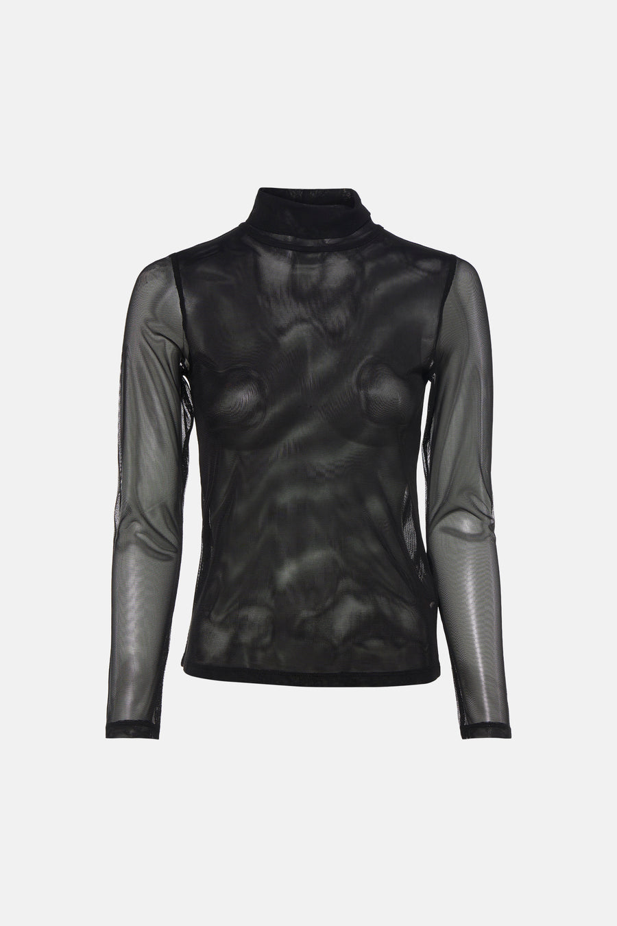 T-shirt à col roulant - noir