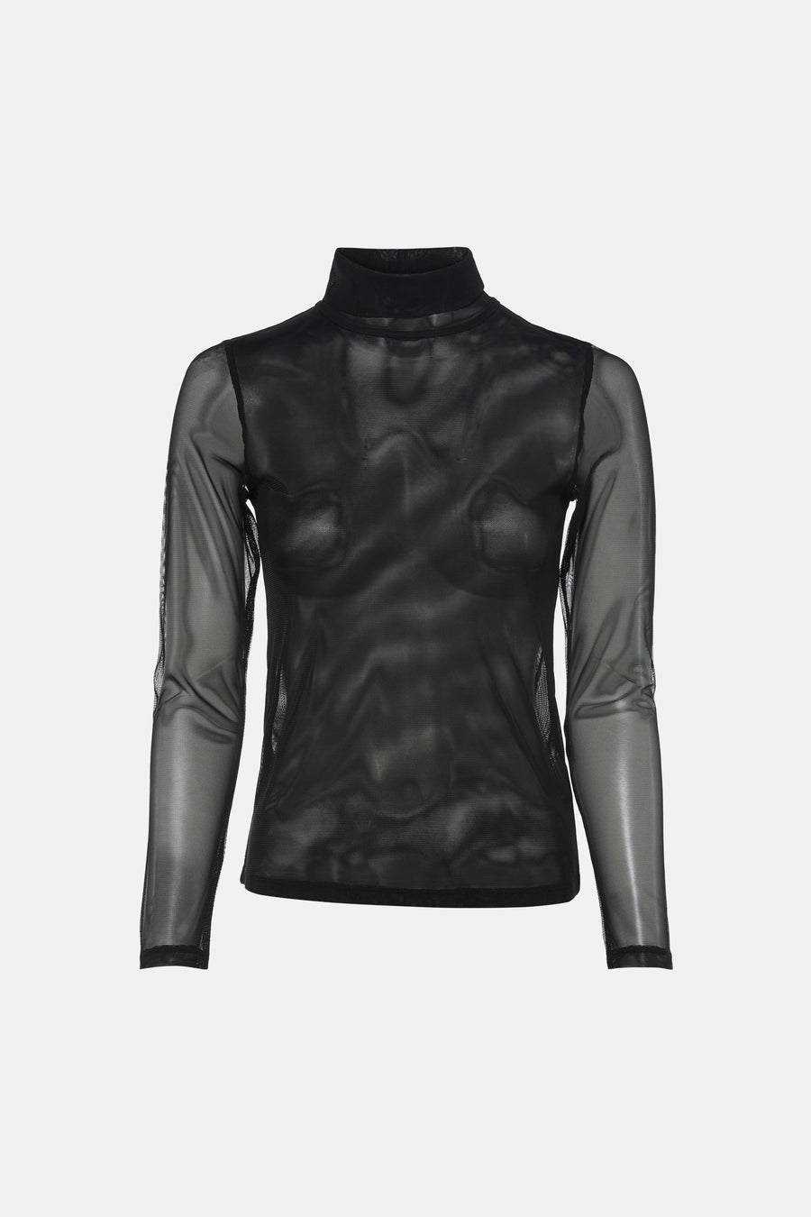 T-shirt à col roulant - noir