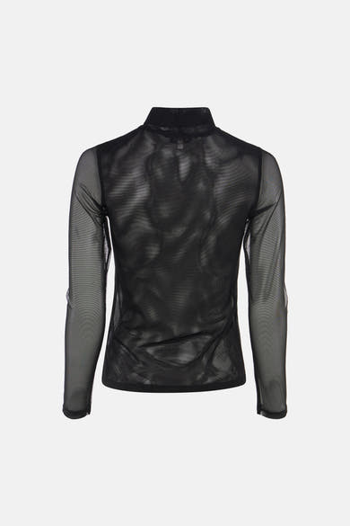 T-shirt à col roulant - noir