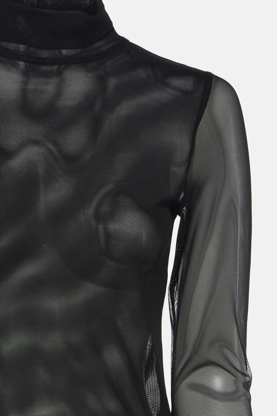 T-shirt à col roulant - noir