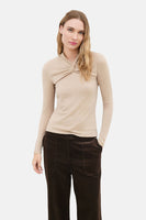 T-shirt met lange mouwen - taupe