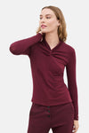 T-shirt met lange mouwen - Bordeaux