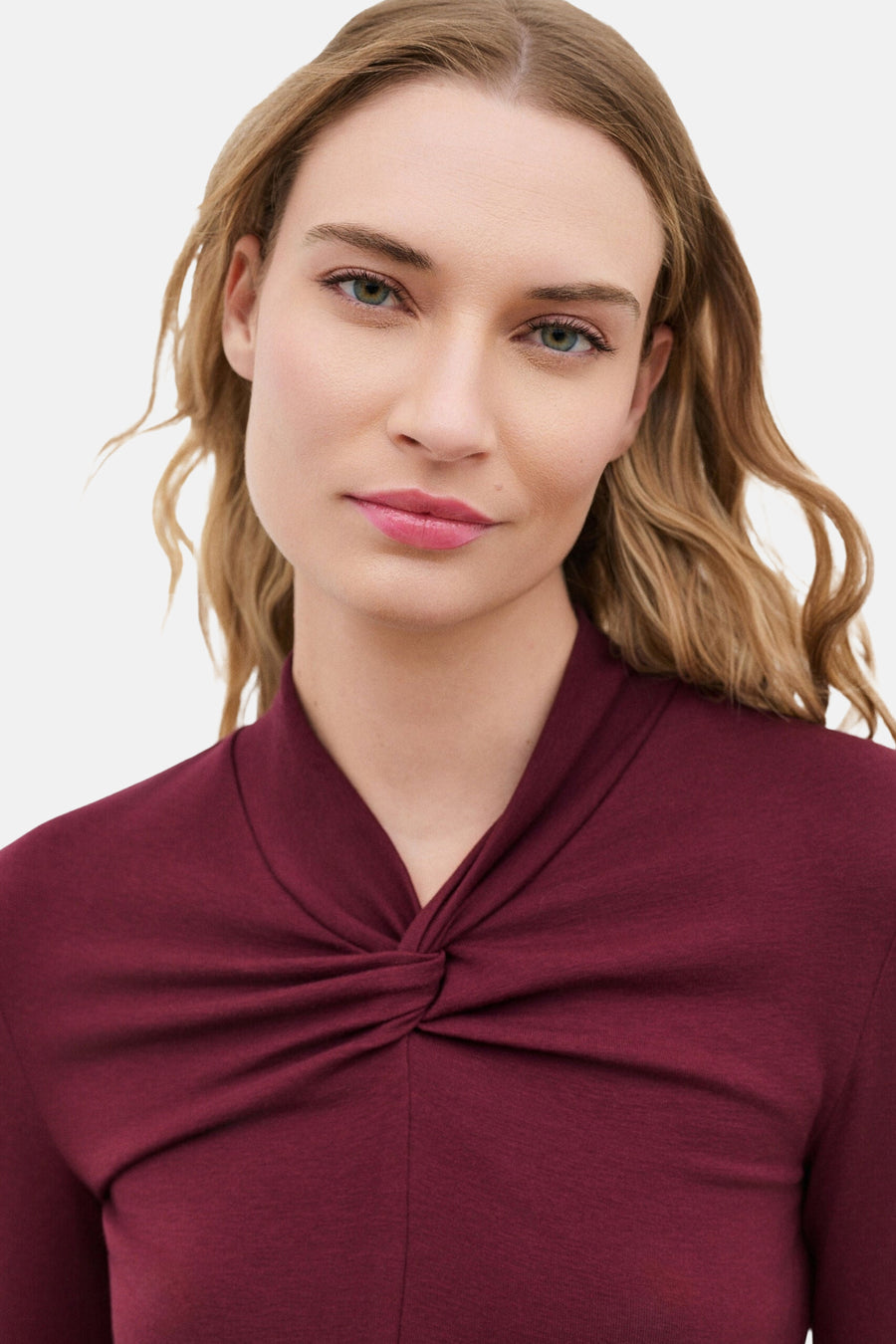 T-shirt met lange mouwen - Bordeaux