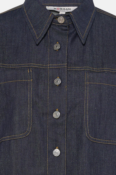 Jeanshemd - dark blue denim