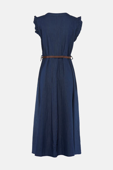 Kleedje zonder mouwen - dark blue denim