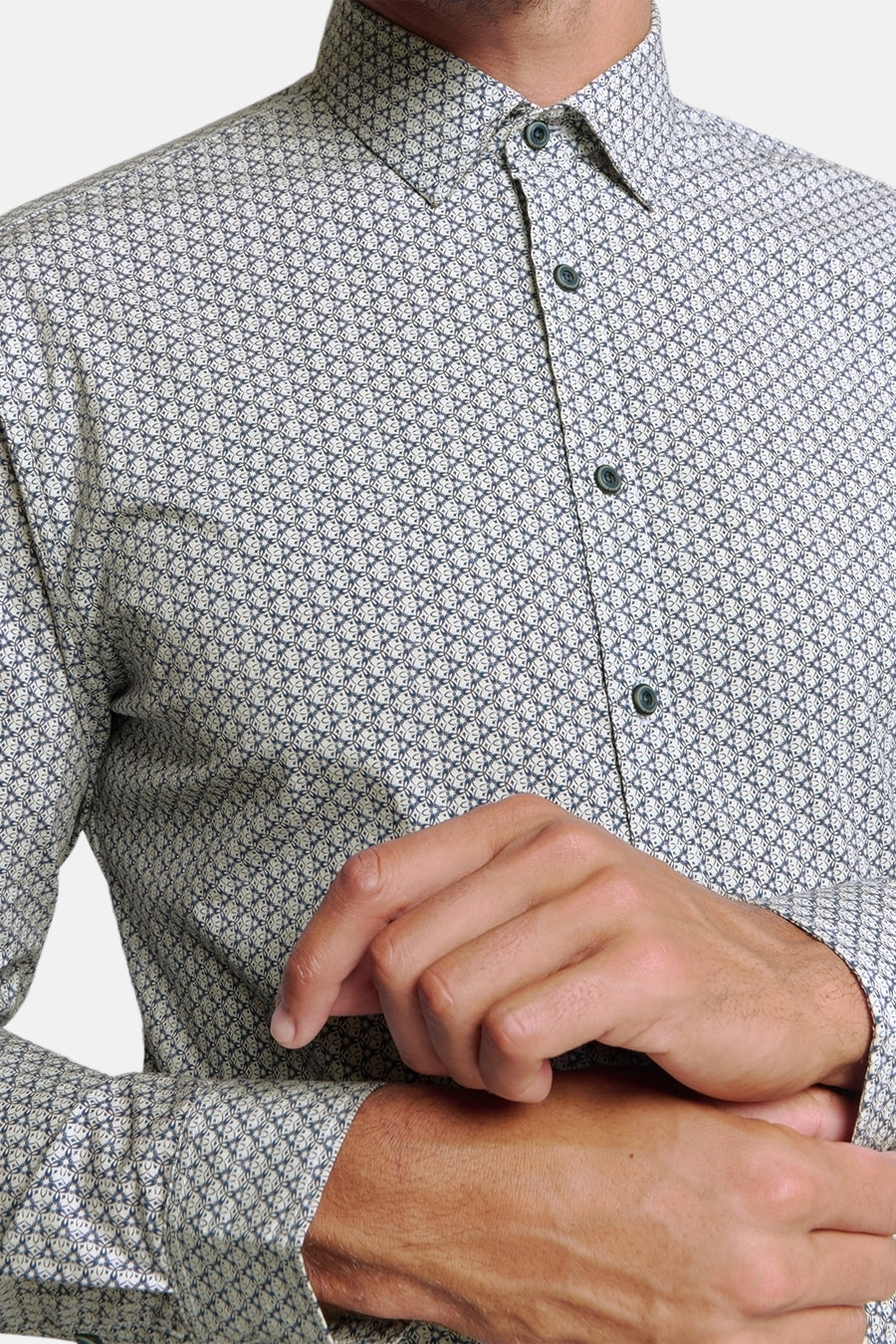 Chemise (manches longues) Blanc - NO EXCESS