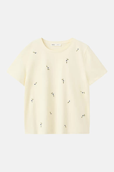 T-shirt - Geel