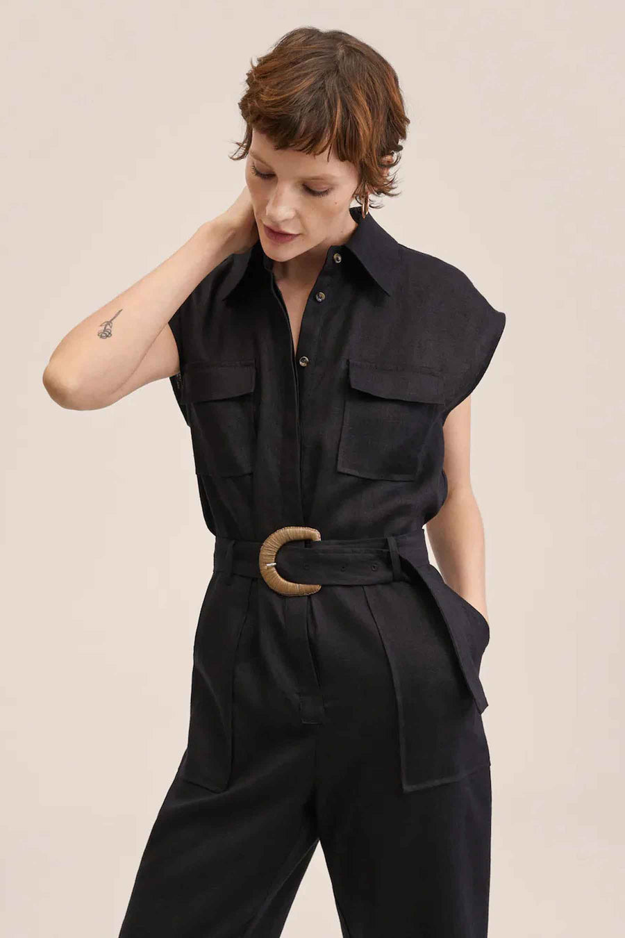 Jumpsuit - zwart