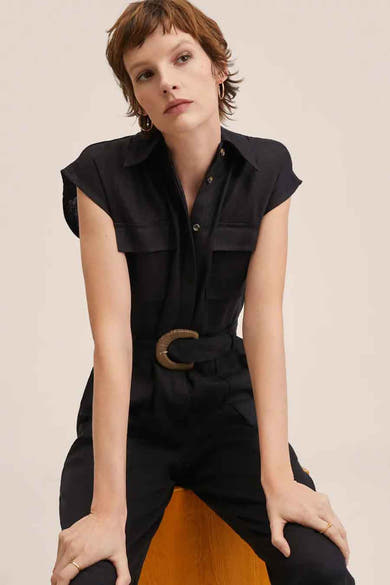 Jumpsuit - zwart