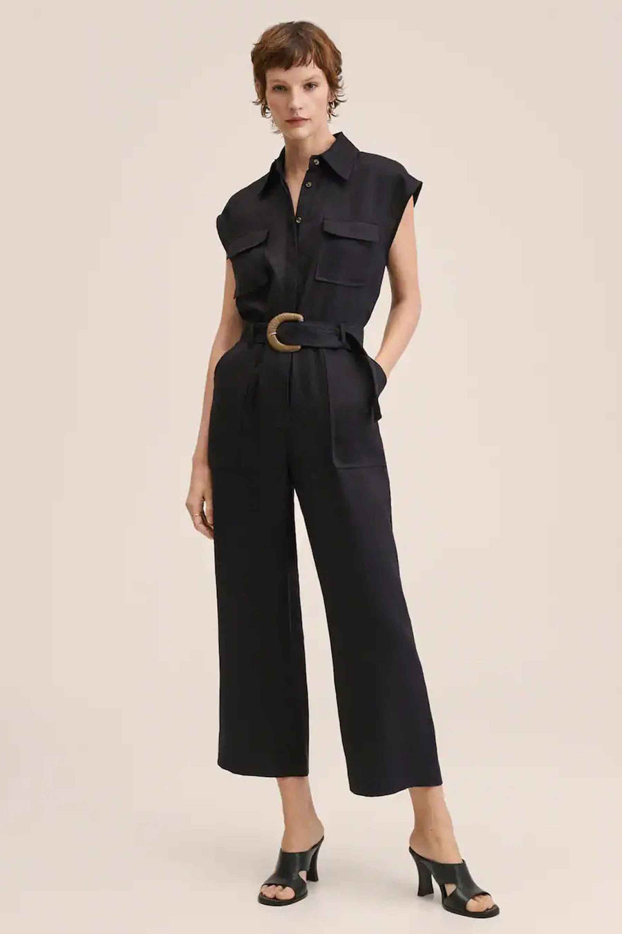 Jumpsuit - zwart
