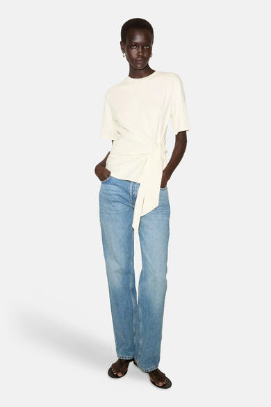 T-shirt - geel