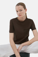 T-shirt - bruin