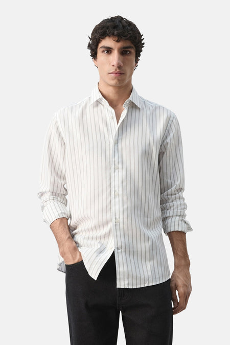 Chemise à manches longues - Blanc