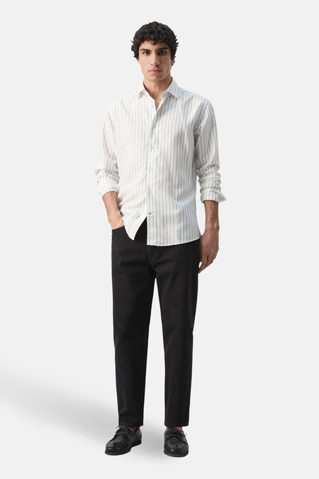 Chemise à manches longues - Blanc