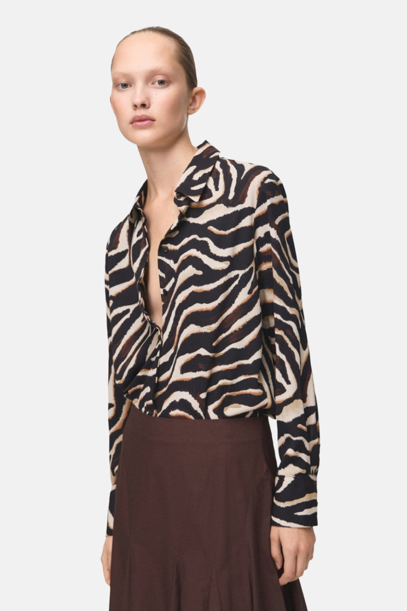 Chemise à manches longues - multicolore