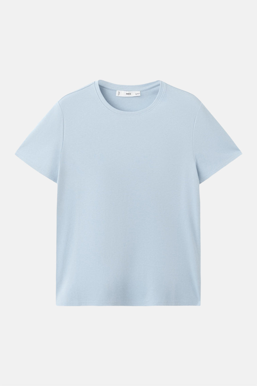 Effort T-shirt met korte mouwen van MANGO, met een ronde hals en discrete naden.
