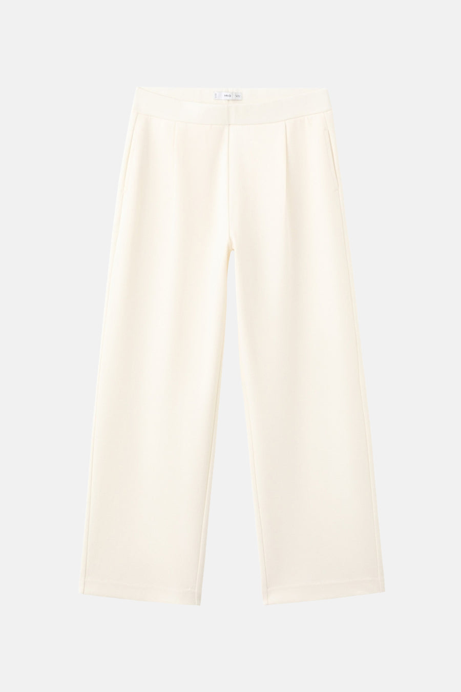 Beige joggingbroek van MANGO, losse pasvorm en enkel lengte.