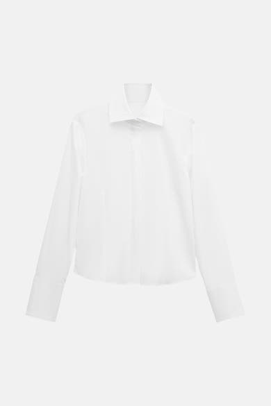 Chemise à manches longues - blanc