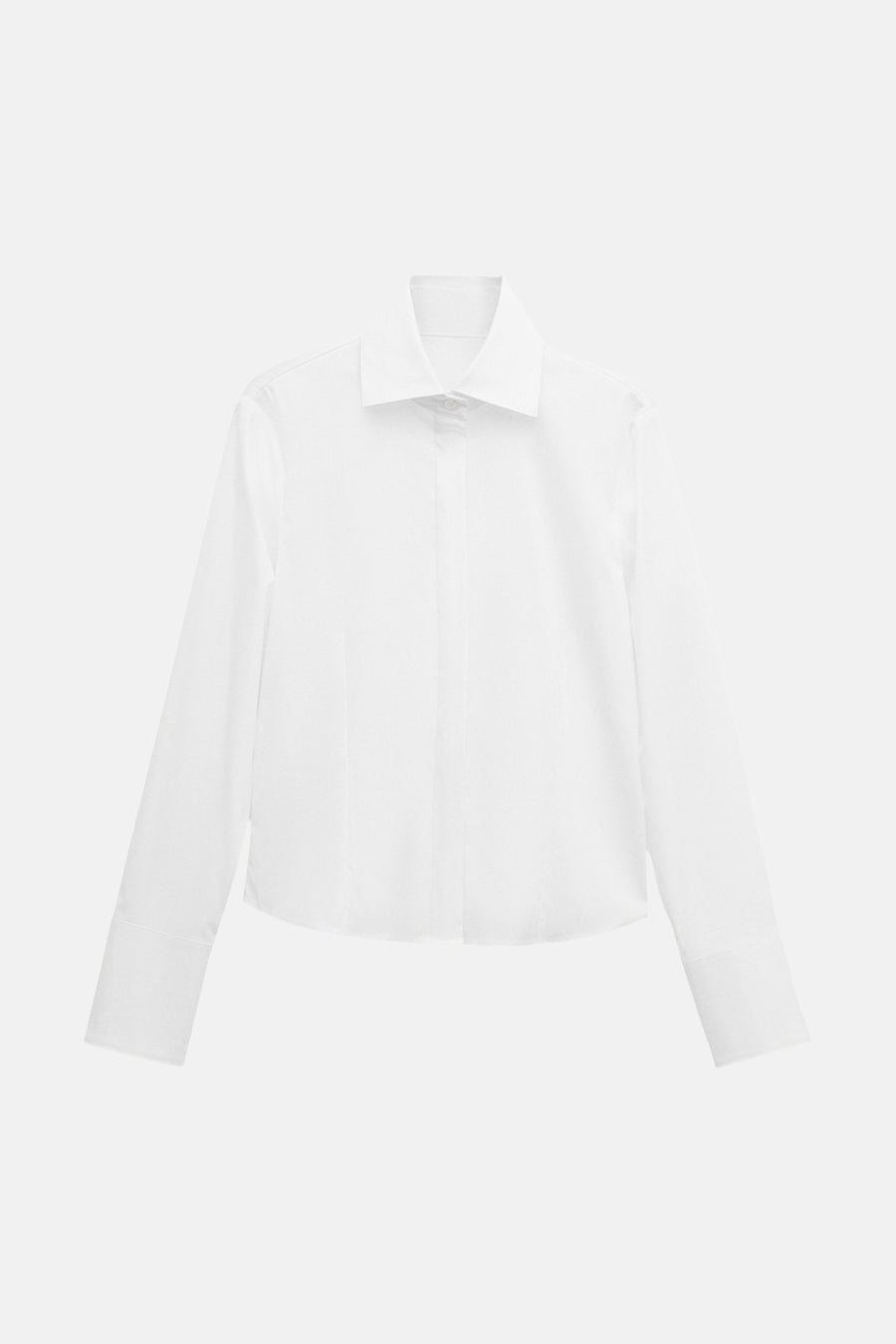 Chemise à manches longues - blanc