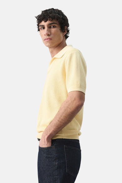 Polo à manches courtes - beige