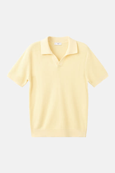 Polo à manches courtes - beige