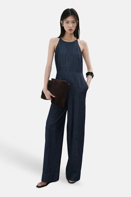 Jumpsuit - Dark blue denim