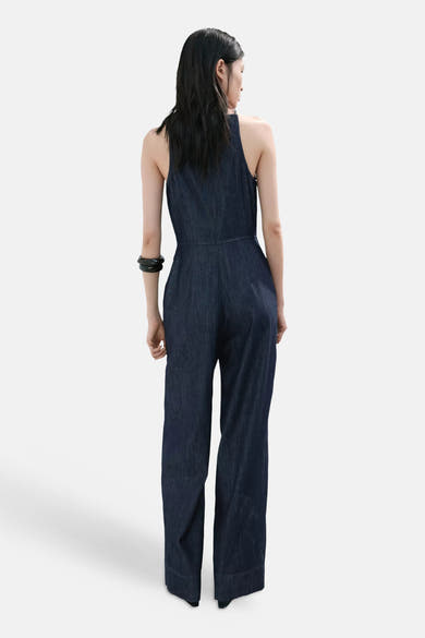 Jumpsuit - Dark blue denim