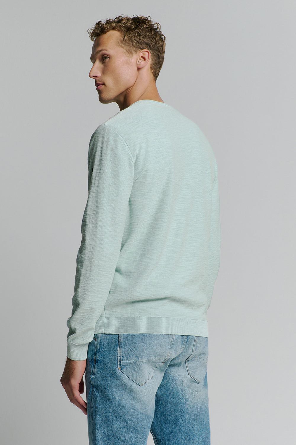 Pull col rond Bleu - NO EXCESS