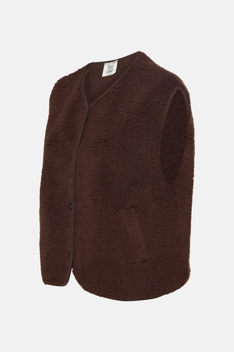 Gilet - bruin