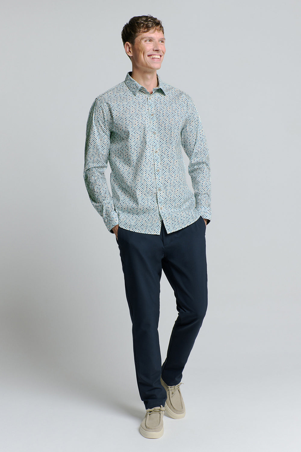 Chemise (manches longues) Bleu - NO EXCESS
