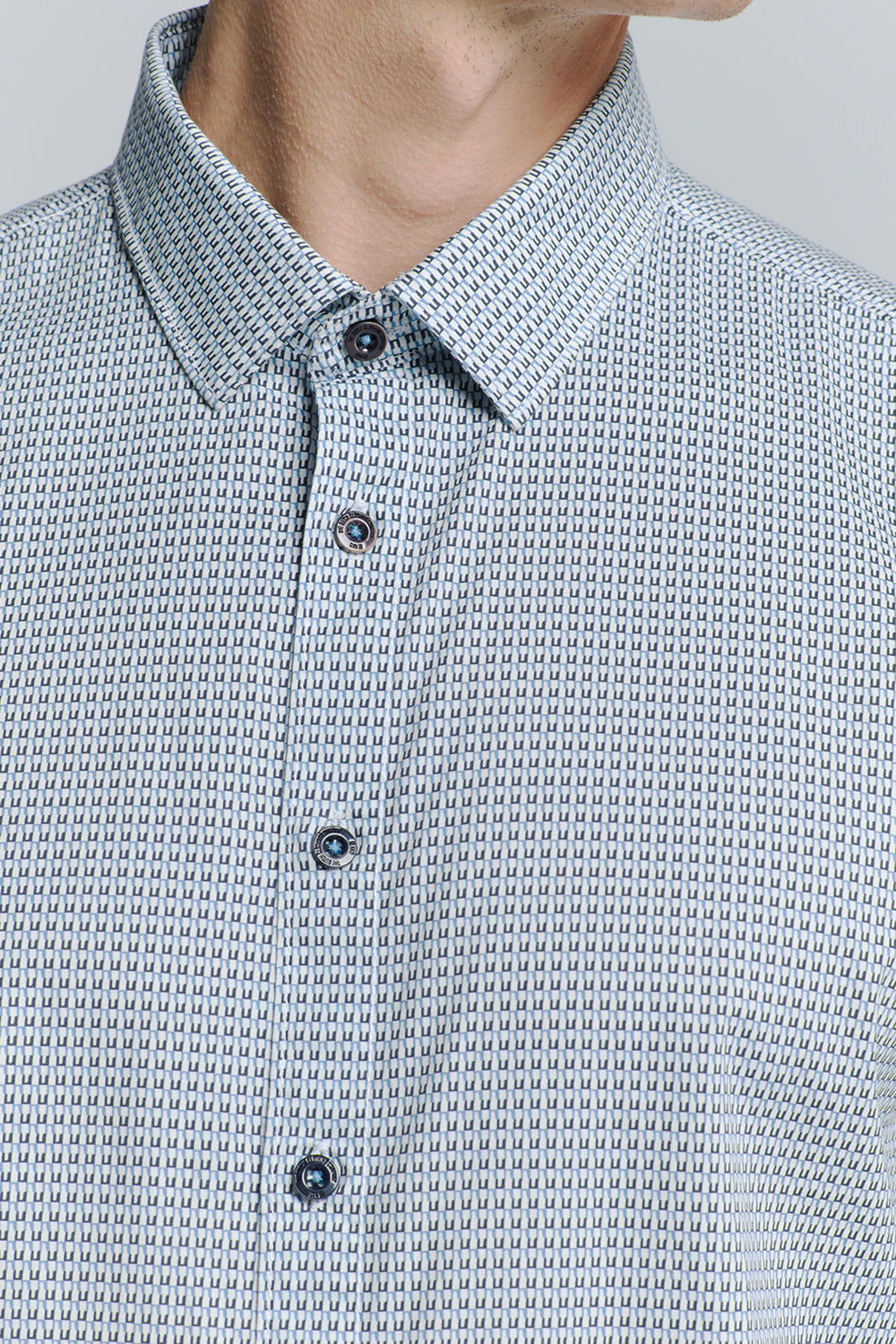 Chemise (manches longues) Bleu - NO EXCESS